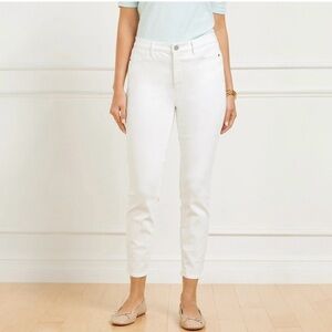 NWT Talbots White Jegging Crop 18W Plus
High-waist Slimming Panel Stretch Denim
